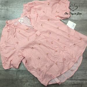 A.n.a Short Sleeve Blouse Size PL